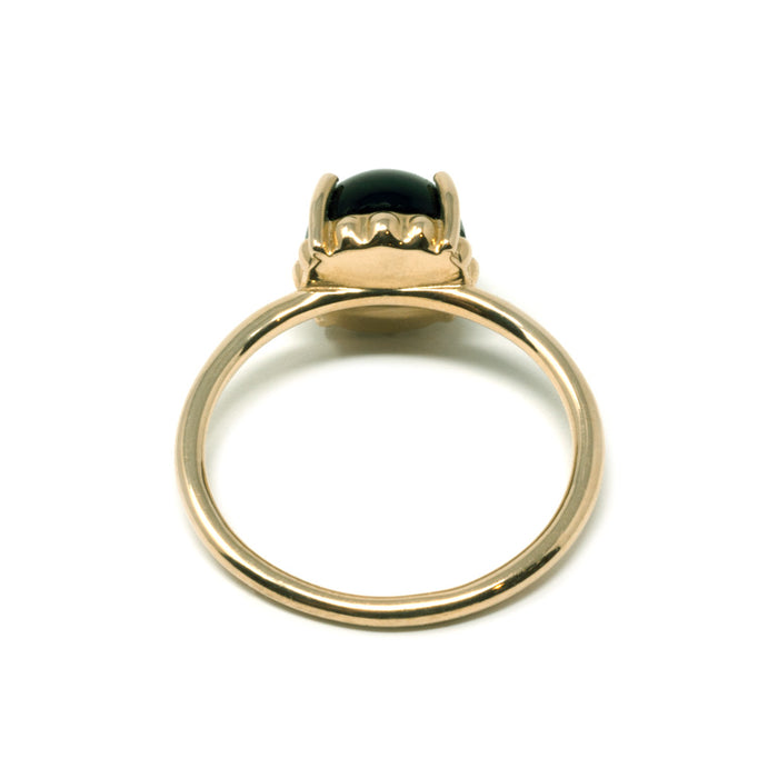 Midnight Flower Ring