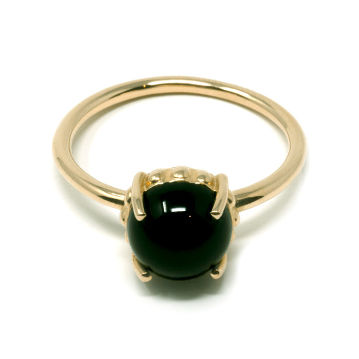 Midnight Flower Ring