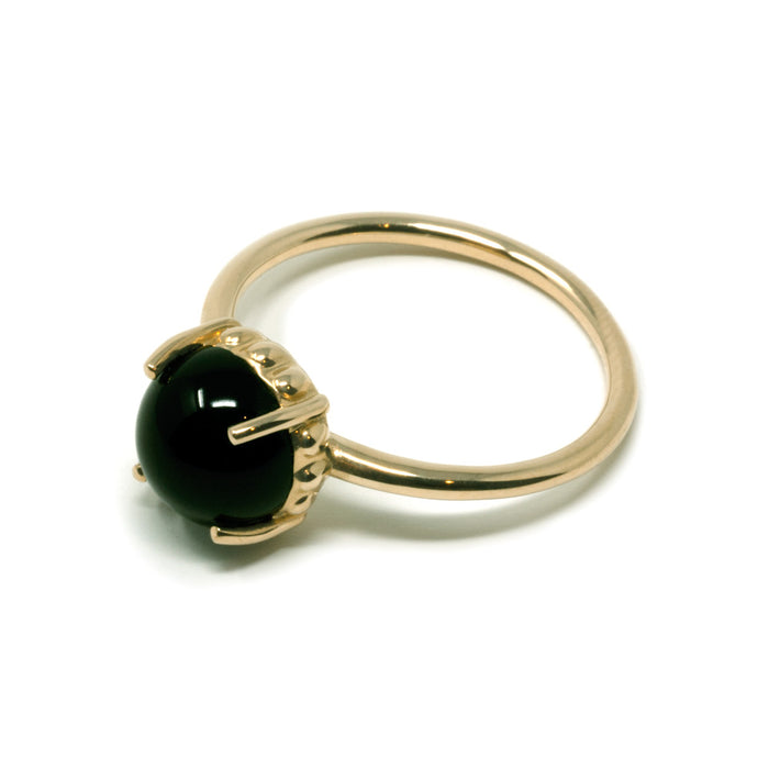 Midnight Flower Ring